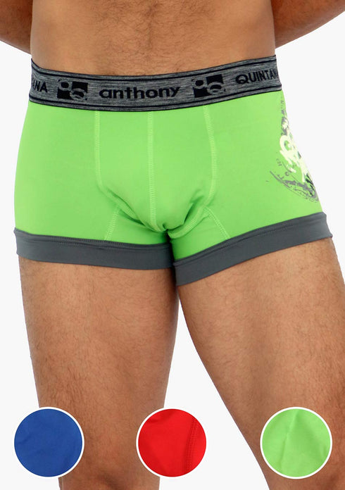 Men's AQ Hybrid Collection Enhancer Butts Up Boxer Briefs Trunk-up – 3-Pack